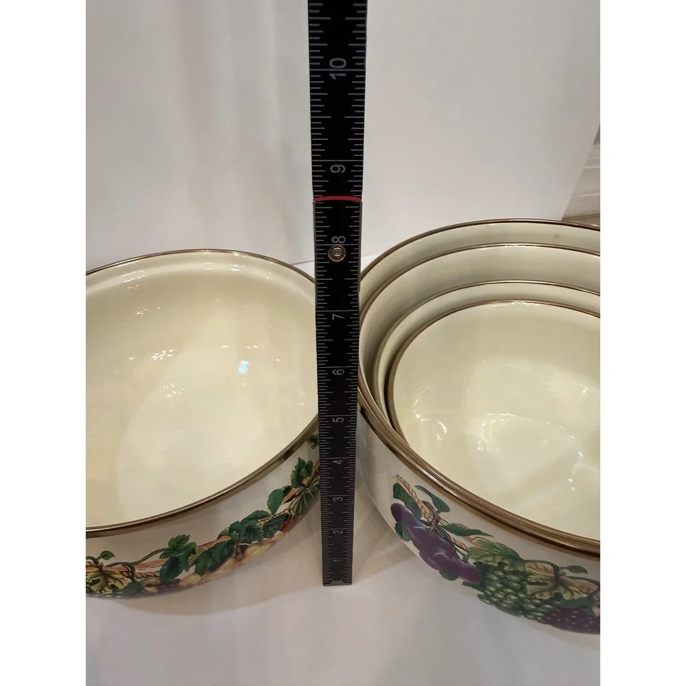 Vintage Tabletops Unlimited Kensington Garden Cookware with Lids Set